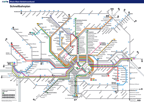 u-bahn und s-bahn plan frankfurt