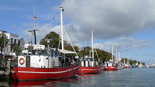 Dorschangeln in Warnemünde